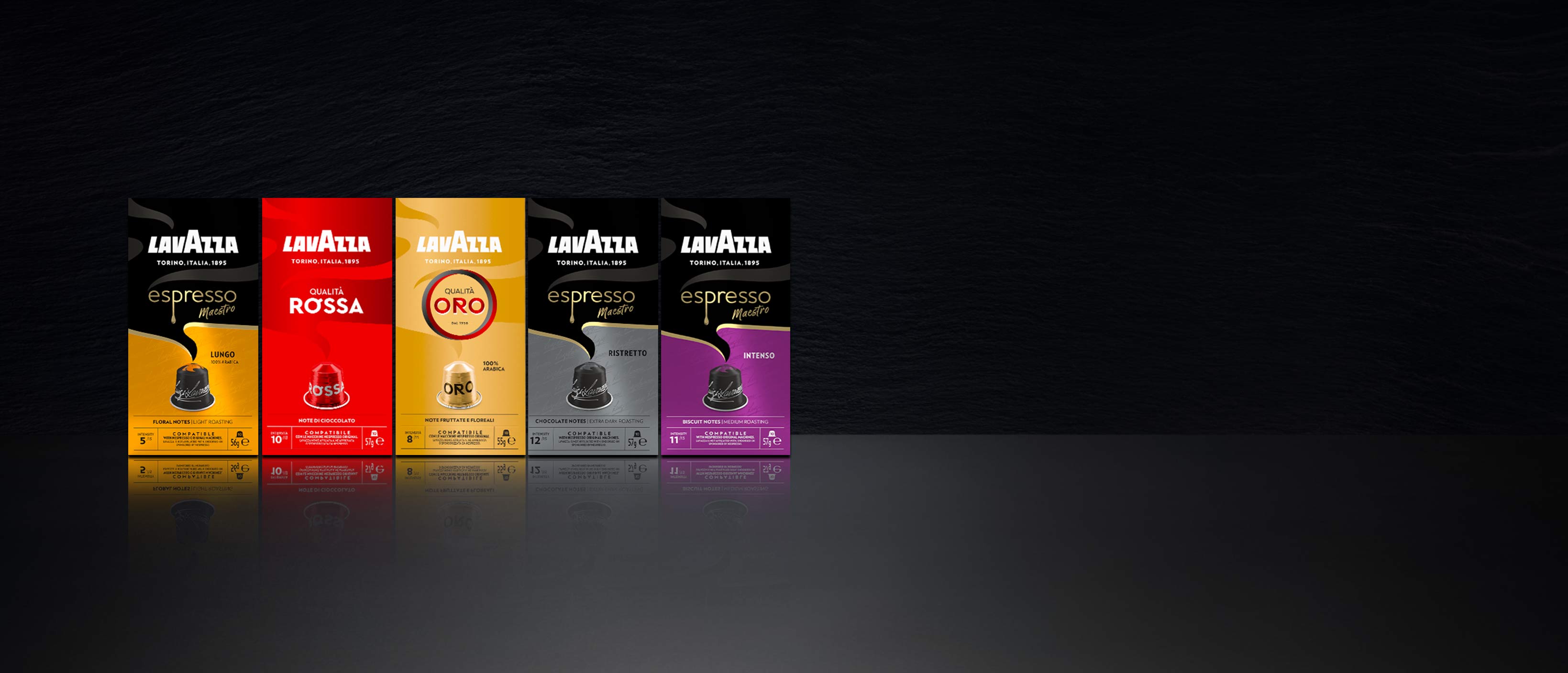 Capsules compatibles Nespresso Lavazza Espresso Maestro